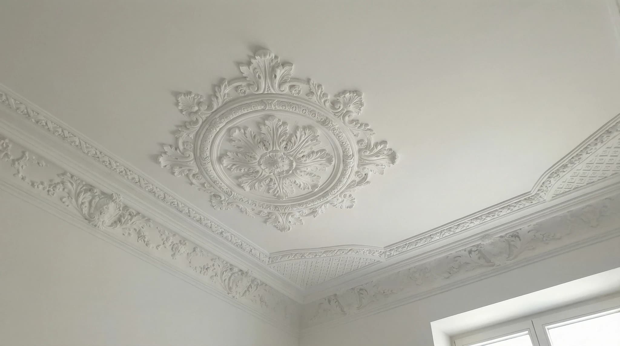 Stuckrekonstruktion an Altbaudecke