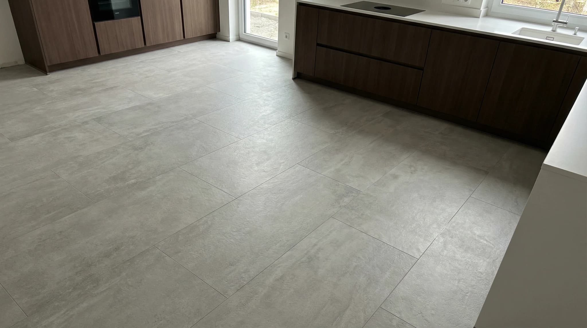 Vinylboden in moderner Küche