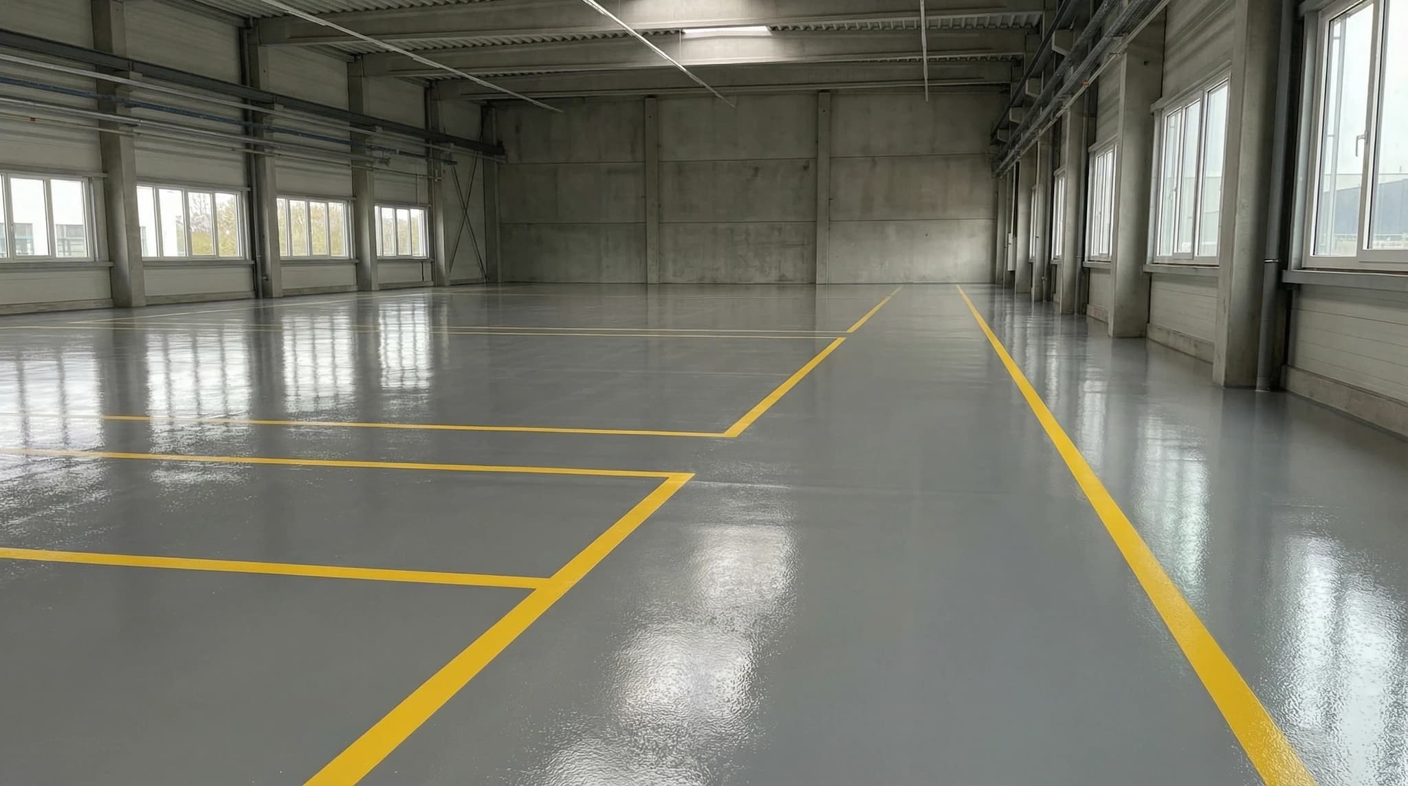 Industrieboden in Werkshalle